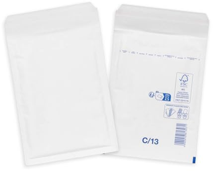 smiley pack Luftpolstertaschen Größe C3 Weiß 170 x 225 mm – 200 Stück