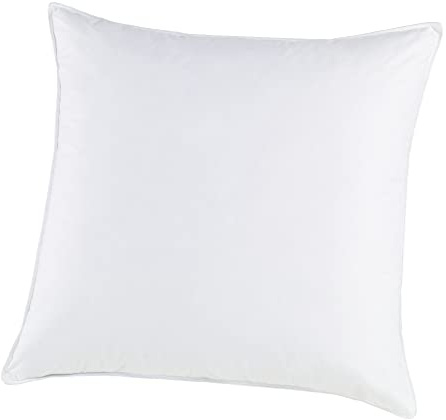Häussling Home Kopfkissen 80x80 cm | Federn- und Daunenkissen, Kissen, Made in Germany, 100% Federn, auch für Allergiker geeignet, Bezug 100% Baumwolle, Füllung 1100 g, Weiß