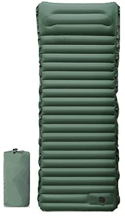 Camping liggunderlag Självuppblåsande, självuppblåsande campingdynor, extra tjocklek 10 cm/3,9 tum liggunderlag, hållbart och vattentätt liggunderlag, bärbart för tält, resor, vand