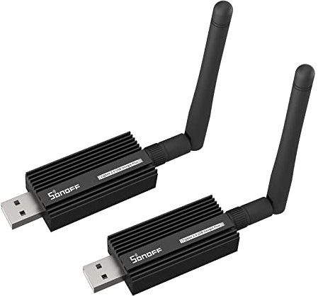 SONOFF Zigbee Gateway, 2 Stück ZBDongle-E USB Dongle Plus, EFR32MG21 + CH9102F/CP2102N Stick für ZHA in Home Assistant, Zigbee2MQTT, Open HAB