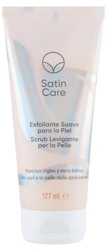 Satin Care Para Tus Ingles Y Zona Íntima, Exfoliante Suave Para La Piel, Sin Parabenos, Depilación Suave Para Mujer, Protege De Arañazos y Cortes, 177 ml