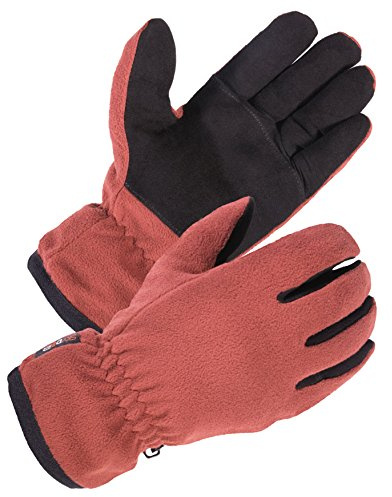 SKYDEER Winter Handschuhe mit Weichem Hirschleder Wildleder Thermische Polar Fleece, Warme 3M Thinsulate Isolierung (SD8661T)