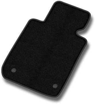 MOTOS Velours Premium Fahrermatte 1-teilig passend für Skoda Superb III ab 2015 - Premium, Matt, Schwarz Fahrerseite - Erleben Sie neuen Fahrkomfort mit einem Velours-Fahrermatte passend für Ihr Auto