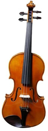 Anfänger Geige Akustische Massivholz-Violine In Voller Größe Handgefertigte Vintage-Lack-Violine Brasilianischer Bogen Mit Violinetui(1/8)