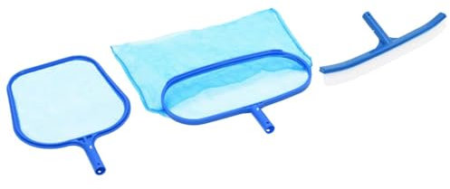 LAPOOH Kit Manutenzione per Piscina 3 pz Pulizia Acqua con Aspiratore Skimmer