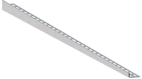 Aquabad Edelstahl Gefälleprofil Clive für begehbare Dusche 100cm, rechtsversion, Kantenhöhe 10mm
