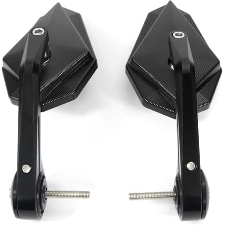 Rückseitenspiegel Für K&AWASAKI Für V-ersys 1000 650 Für Z900 Für Z800 Für Z750 Für Z250 Für ZZR1200 Für ZX9R Motorrad Lenkerendenspiegel Motorradspiegel(A)