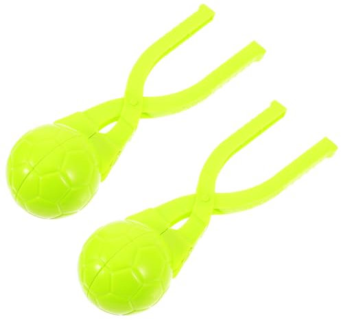 ibasenice 2 Stück Schneeballformer Für Jungen Und Mädchen Aus Sicherem Kunststoff, Leichter Tragbarer Schneeclip Für Schnellen Spaß Im Freien, Perfektes Outdoor-Spielzeug Für Schneeballschla