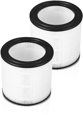 Dos Piezas de Repuesto de Filtro son Compatibles con Purificadores de Aire de la Serie Philips 600, Número de Pieza FY0611 / 30, para Purificadores de Aire AC0650 / 10, AC0651 / 10