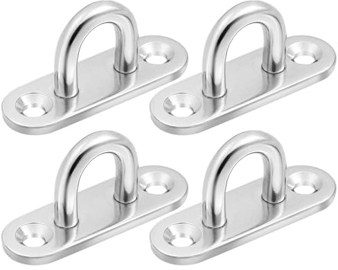 SEWOART 4 Pièces Ancre De Sangle De Bateau Cintres Crochet De Montage Au Plafond Ancre Lourde Pour Bateau Pivotante Pour Crochet De Suspension Ancrage Lourd Au Plafond Silver