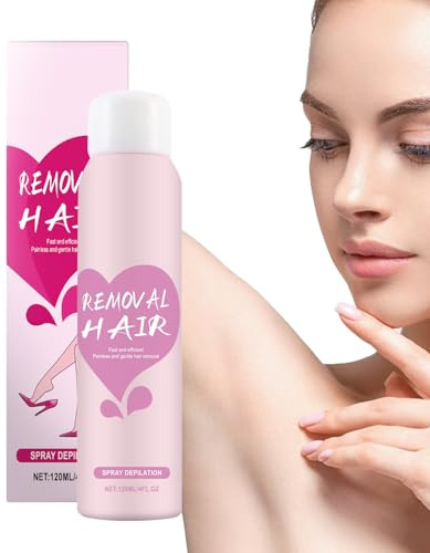 Spray Per La Rimozione Dei,120ml Prodotti Depilatori Idratanti e Delicati | Mousse Spray Rimozione,Per Corpo Ascelle Braccia Pelle Sensibile