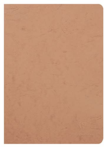 Clairefontaine 733000C Heft AgeBag (DIN A4, 21 x 29,7 cm, blanko, ideal für Ihre Notizen und Zeichnungen, 48 Blatt) 1 Stück braun