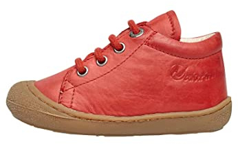 NATURINO Garçon Unisex Kinder Cocoon Chaussures de Gymnastique, Red, 18 EU