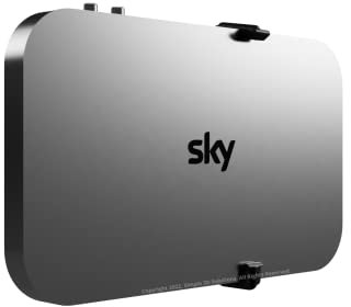 mywallmount Sky Q Wall Mount Bracket for 1TB/2TB TV Box – Complete with Fixings – Vertical or Horizontal – Fits Models ES340, ES240, ES140, 32B0xx, 32B1xx, 32B2XX, 32C0xx, 32C1xx – L22.5xW2xD6cm