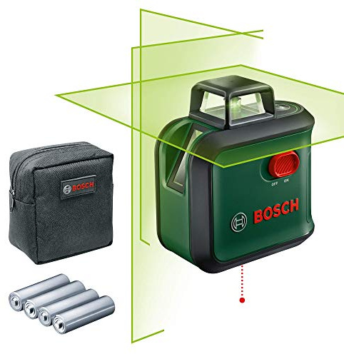 Bosch Kreuzlinienlaser AdvancedLevel 360 | 3 Laserlinien inkl. 360° zum Ausrichten im ganzen Raum