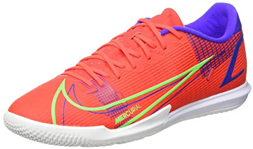 Nike Herren Vapor 14 Academy IC, Bright Crimson/Metallic Silver-Indigo Burst-White-Rage Green, 42.5 EU