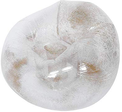 BANGSUN Aufblasbarer Sofastuhl für Erwachsene, transparent, zusammenklappbar, mit Pailletten-Dekor für Freizeit, Glod