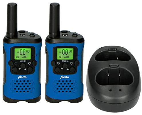 Alecto FR175BW - Walkie Talkies für Kinder und Erwachsene - 2 Funkgeräten mit 7 km Reichweite - Blau