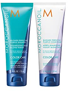 Moroccanoil Purple Shampoo and Conditioner, 70 ml