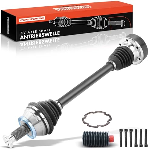 Frankberg Antriebswelle Achswelle MT ohne ABS Ring 202039 | Kompatibel mit A1 Sportback 8XA 8XF, Ibiza IV Sportcoupe 6J1 6P5, Polo 6C1 6R1, Fabia III NJ3, Ibiza IV ST 6J8 6P8