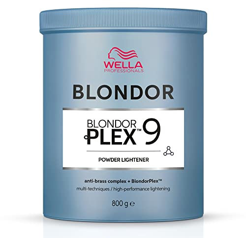Wella Professionals BlondorPlex – Professionelles, staubfreies Blondierungspulver mit Bond-Builder-Technologie für bis zu 9 Tonstufen & 97% weniger Haarbruch - 800g