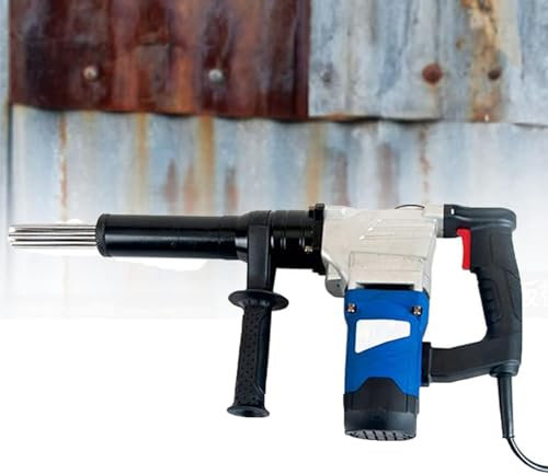 Oiyekntd Hochleistungs -Elektro -Nadelskaler, Handheld 1100W Pistolen Griffnadel Derusting Waffe, Industrie -Nadel -Skaler zum Entfernen von Rost, Schweißschlack und Farbe
