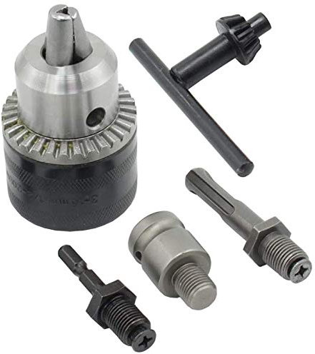 Pyatofy 3-16mm Drill Chuck Converter 1/2Inch- 20UNF Thread Quick Change Adapter SDS-Plus 1/4Inch Hex Shank 1/2Inch Socket