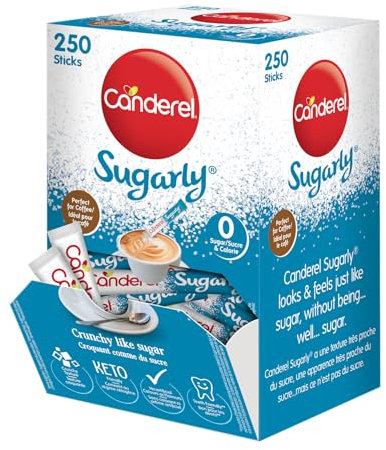 Canderel Sugarly Sticks 250g - Vegan and Keto Friendly Sugar Alternative - 1 Pack