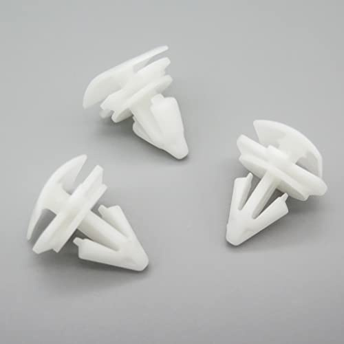 VVO Fasteners- Weiß Kunststoff-Clips. Seitenschweller, Schwellerverkleidung. Kompatibel mit einigen Skoda Yeti, Kodiaq, (Packung mit 10 Clips)