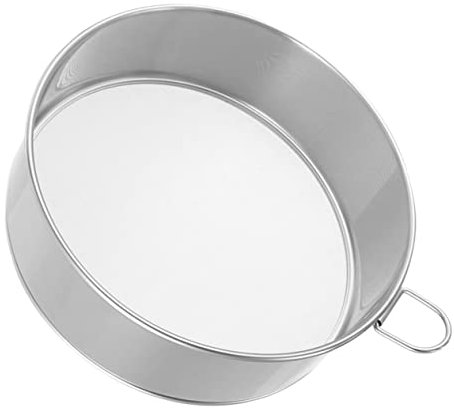 SHOWERORO Stainless Steel Flour Sieve Mesh Baking Tool for Powder Sugar Duster Fine Mesh Strainer for Kitchen Utensils