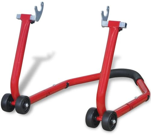 Somanki Motorradständer Hinten Rot, Motorrad Ständer, Motorradheber, Motorrad Heber, Rangierhilfe Motorrad, Motorradhebebühnen, Motorradständer