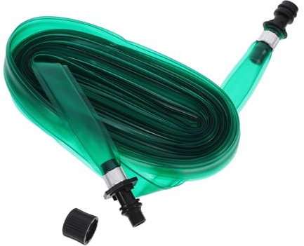 UKCOCO Pvc Gartenschlauch Mit Löchern Flacher Garten-sprinkler-schlauch Nahtlos Langlebig Schnellanschluss Für Bewässerung Von Garten Hochbeet Gemüse Und Landwirtschaft