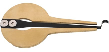 UPKOCH Maultrommel Zufällige Farbe und Volksmusikaufführungen Traditionelle Russische aus Metall Tragbares Rundes Musikinstrument mit Klarem Klang für Anfänger