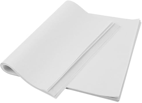 EcoDispose 100 Sheets 12x16 Inch (30x40cm) Unbleached Precut Baking Paper | Heavy Duty Non-Stick with Silicone Coating, Extra Strong Greaseproof for Oven, Air Fryer, Freezer, Baking.White