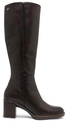 Porronet Botas De Piel De Tacón Moka Rita