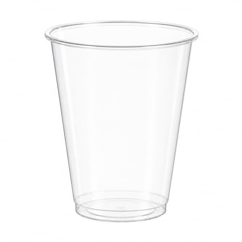 ZENIC | Vasos Reutilizables Plástico Transparente | 50 Unidades de 300 Cl