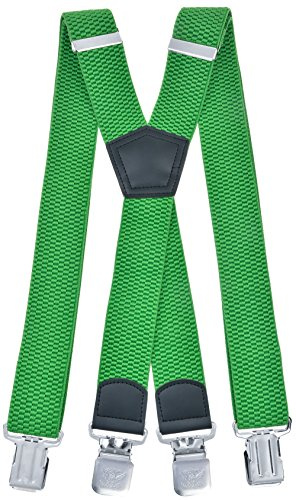 Miobo Herren Hosenträger – Sicherer Halt – Elastisch und Verstellbar, 4 cm Breit