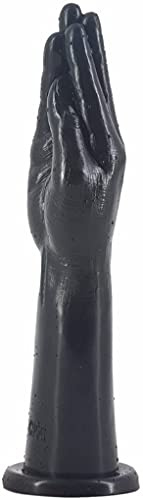 SXOVO Consolador enorme Consoladores de mano grande realista con ventosa súper fuerte 30 CM Tamaño grande Enchufe anal Juguete sexual Pene para mujeres (Negro)