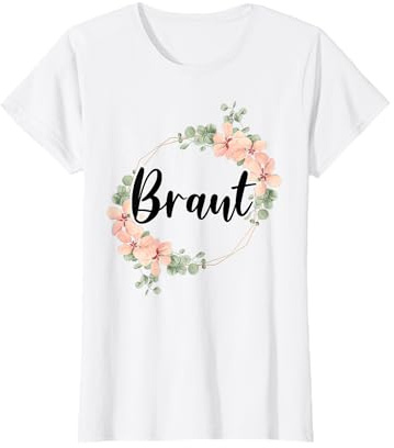 Braut Bride to be Brautjungfern JGA Party Hochzeit Geschenk T-Shirt