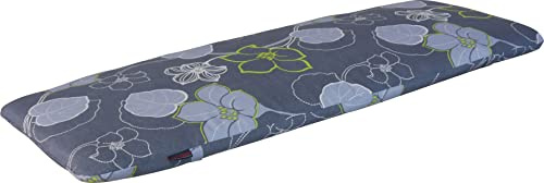 ANGERER Freizeitmöbel GmbH Auflage für Gartenmöbel - Bankauflage 180 cm (Grau-Grün geblümt)
