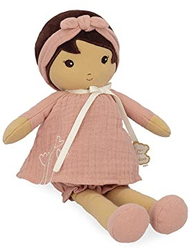 Kaloo - Tendresse - My First Fabric Doll Amadine (Large) - Cuddling with Plush Figure Toys - Forever Friend for Children - Encourages Imaginative Play - Machine Washable Convenience