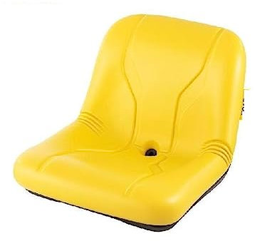 Asiento de Tractor Universal, respaldo alto Industrial, cortacésped de PVC y jardín, orificio de drenaje de repuesto, marco de acero, carretilla elevadora compacta