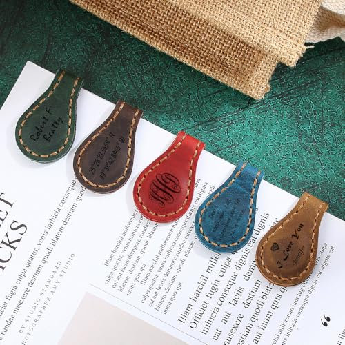 Personalisiertes Lesezeichen Mit Namen Im Vintage-Stil Aus Leder, Magnet-Lesezeichen, Lesezeichen, Verschiedene Magnetische Seitenclips Für Männer Und Frauen, Buchliebhaber, Lesezeichen-Zubehör, R