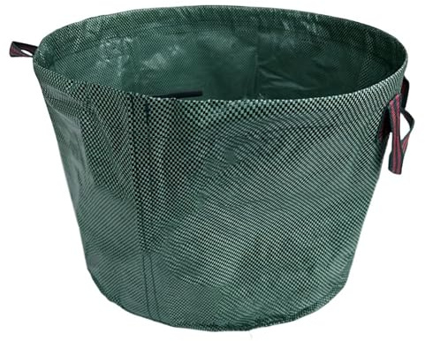 Sacchi Giardinaggio Sacchetti per rifiuti da giardino da 50 litri, sacchetto per foglie da giardinaggio impermeabile, riutilizzabile per fiori, siepi, prato da taglio Borsa da Giardino