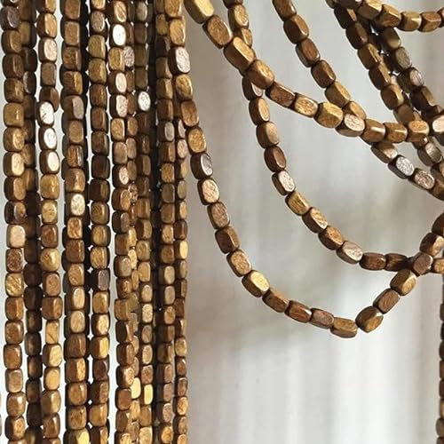 Bead Curtain，Bamboo Beaded Door Curtain ，Beaded Curtain For DoorwaysHanging Decor Doorway Room Divider Door Curtain,Natural Bamboo Wood Beaded Curtain,String Bead Curtain Fly Screen Doors Cutain for B