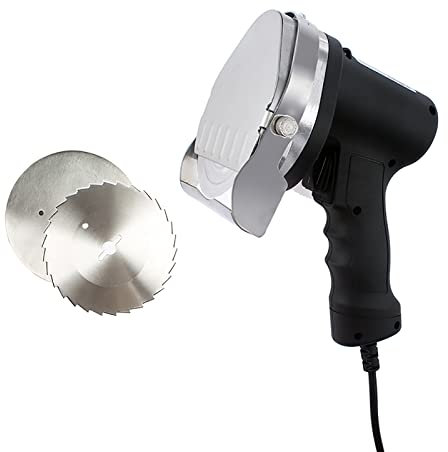 Máquina cortadora de carne, cortadora eléctrica de kebab para doner, cortadora de kebab portátil con cuchilla para cortar gyro en rodajas para restaurantes asadores caseros, cordero, ternera y pollo