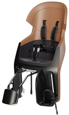 Hinten neigbarer Fahrradkindersitz Gepäckträger und für Rahmen Bobike Exclusive Evolve Maxi Doppelwandsicherheit, 5-Punkt-Gurt und verstellbare Kopfstütze, für Kinder bis 22 kg