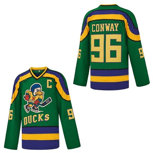 Youth 96 Conway 99 Banks Ice Hockey Jersey Hip Hop for Party Kids 96 L