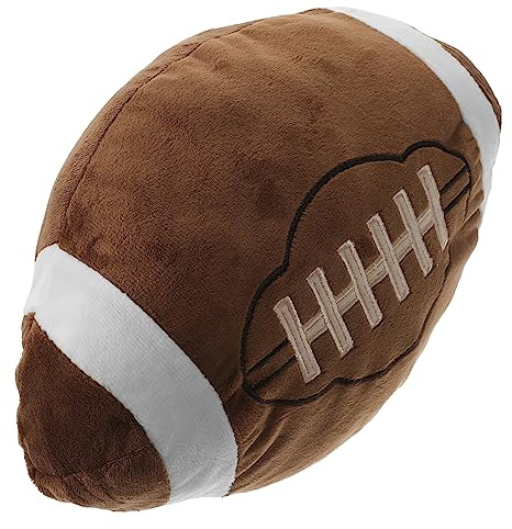 TOYANDONA Coussin de football américain en peluche - Doux - Pour chambre d'enfant, canapé, voiture, décoration - Doux pour la peau - Polyvalent comme coussin douillet et compagnon de sommeil