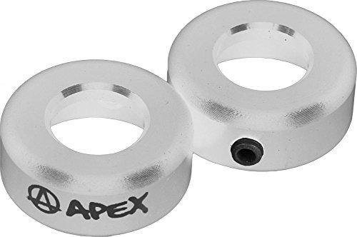 Apex Bar-Ends Lenkerenden Silber + Fantic26 Sticker